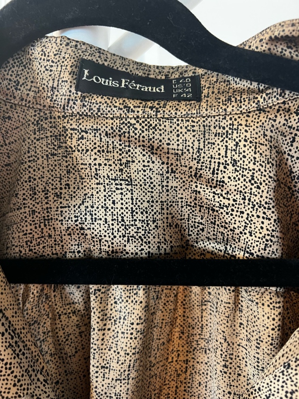 Vintage Louis Féraud Button Up Blouse Size 10 - Picture 4 of 6